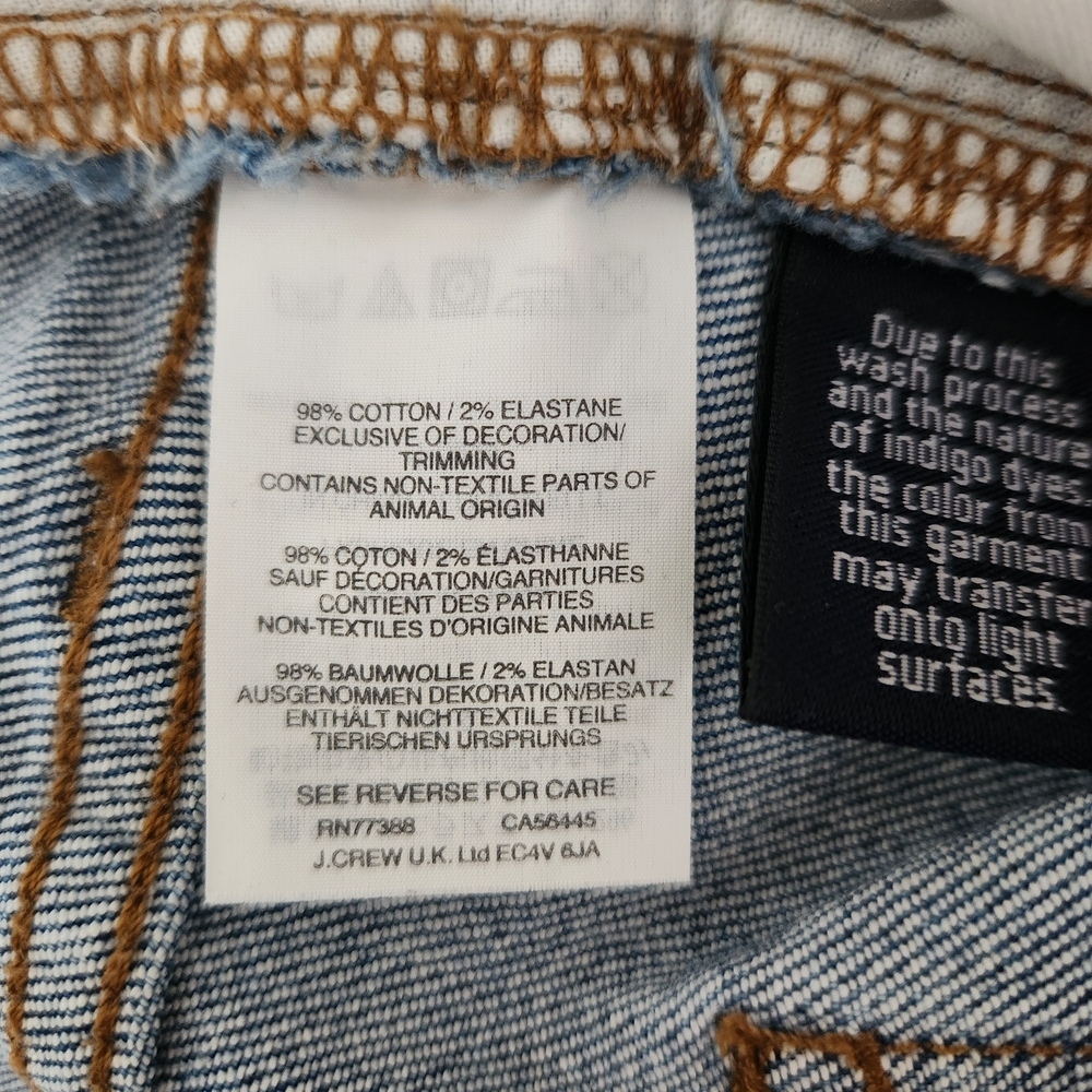 Madewell | The High-Rise Slim Boyfriend Distressed Raw Hem Jeans - Size 30 - Picture 10 of 10